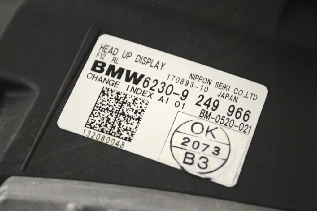 фото №6, Bmw 6 f13 640d 2014 rhd hud дисплей head-up