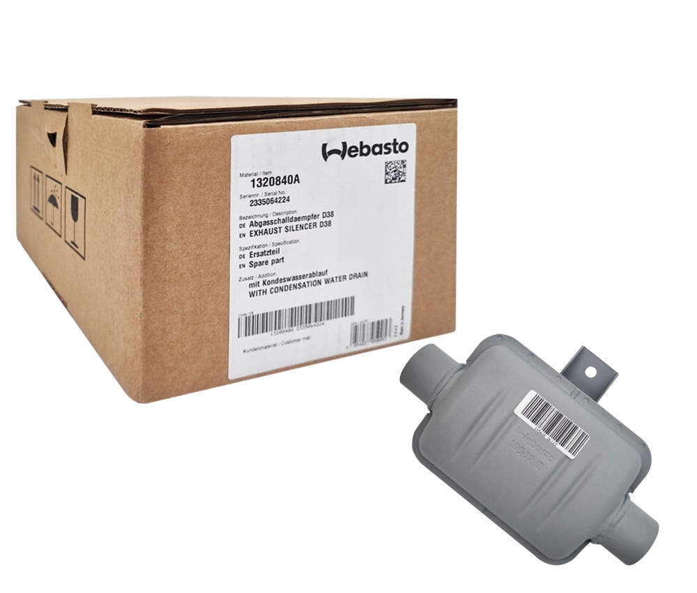 фото №1, Гаситель spalinowy d-38 mm webasto