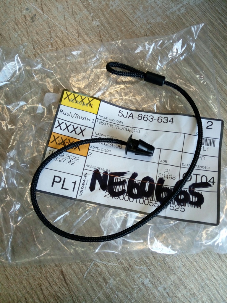 фото №1, Трос шнурок полка seat toledo iv новый oryg.