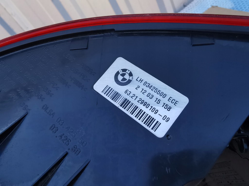 Bmw x1 e84 рестайлинг  14- фара левая задний  задняя led 2990109 Оригинал