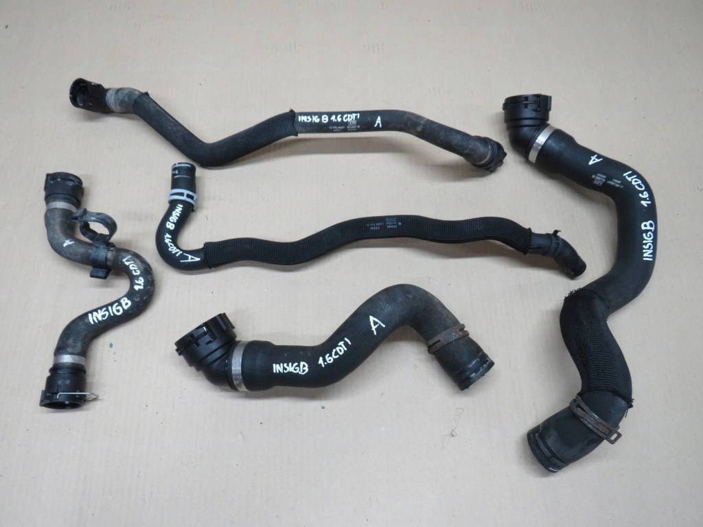 Купить Opel insignia b 1.6 cdti b16dth труба пабтрубок  радиатора воды комплект