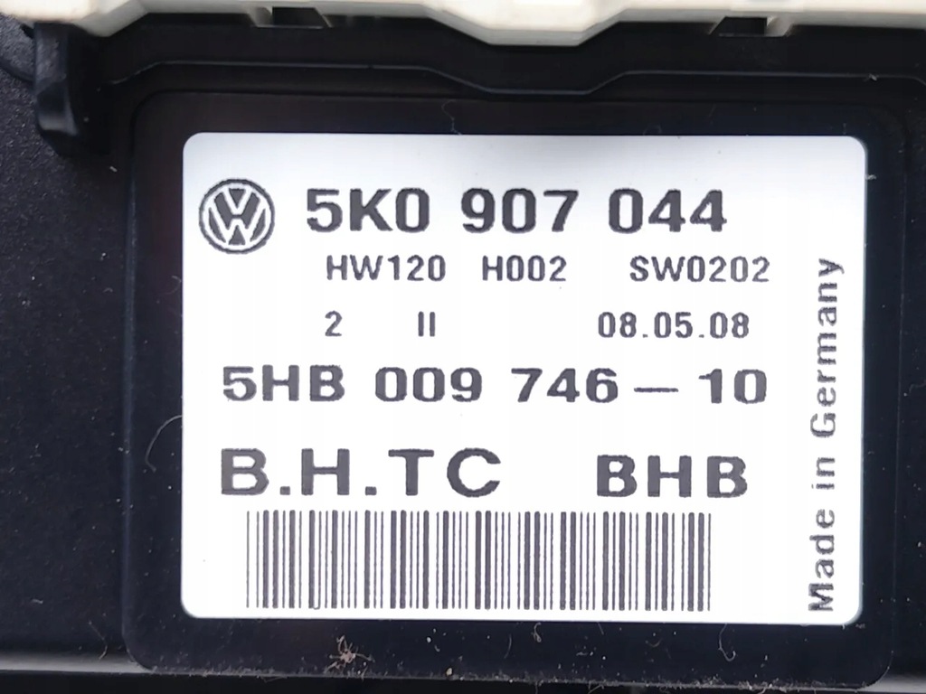 фото №7, Vw passat cc панель кондиционера 2.0 tdi дизель 103kw 140 hp 5k0907044