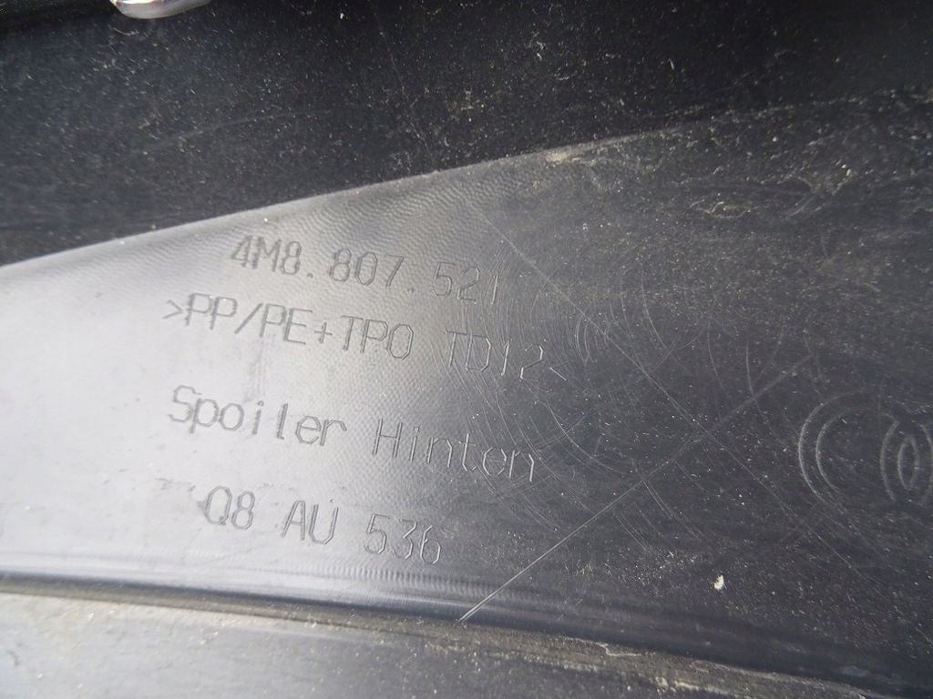 фото №7, Диффузор спойлер pod бампер модуль задняя audi q8