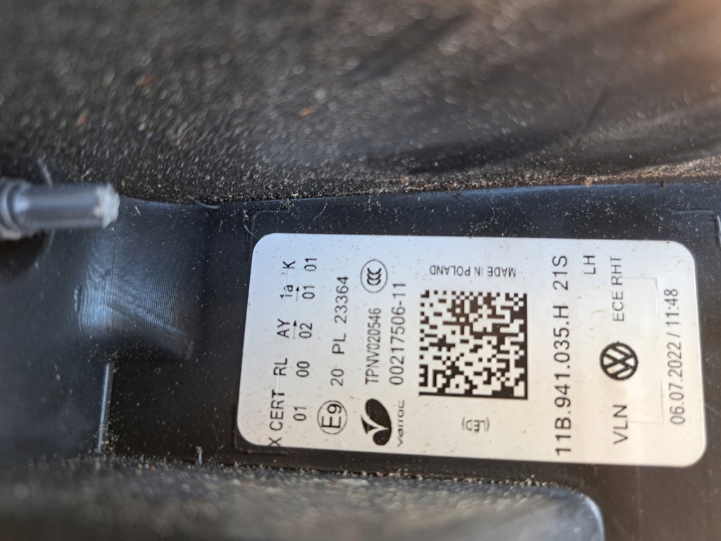 фото №9, Vw id.4 лампа левый перед 11b941035h