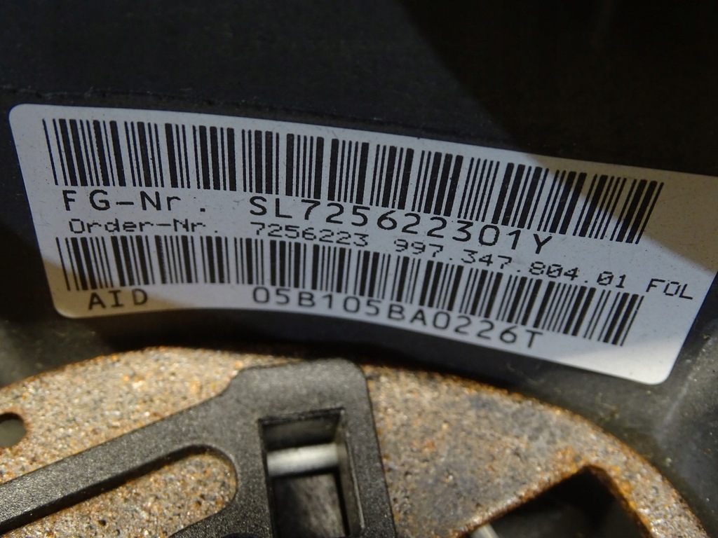 фото №7, Воздуховод porsche cayman boxster серая 987 997347804