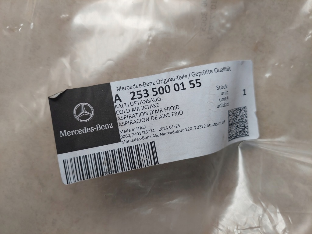 фото №9, Воздуховод воздуха - впуск - mercedes glc w253 x253 - nowa