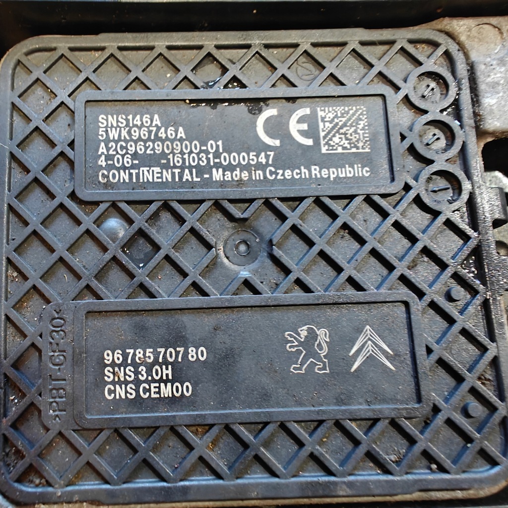 фото №5, Citroen c3 iii 1.6 bluehdi датчик nox 9678570780 adblue