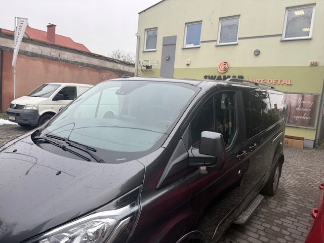 фото №10, Ford tourneo custom ii 2023 l1 short багажник рейлинги кровельные чёрные