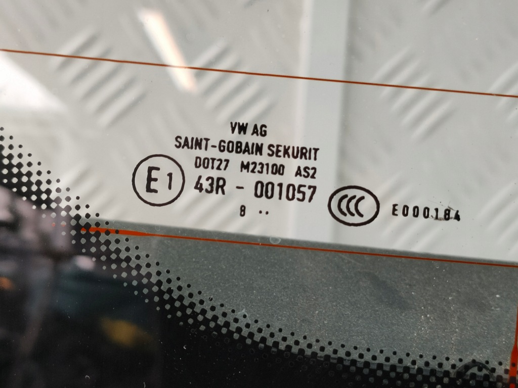 фото №12, Vw up 11-20 5d крышка багажника задняя бампер лампы балка цвет lb7w комплект оригинальный номер