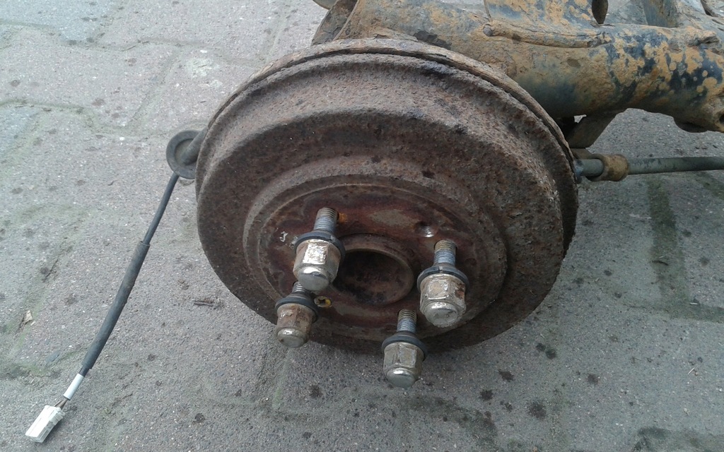 фото №10, Oś задня задня na гальмівні барабани hyundai getz 02-08