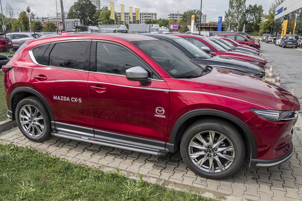 фото №3, Mazda cx-5 ii 2017+ пороги бічний накладки порогові