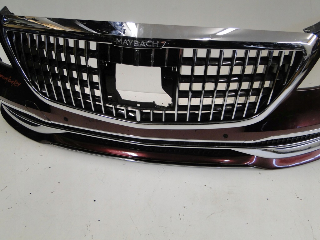 фото №10, Mercedes maybach 222 w222 бампер передній pts lift a2228808900