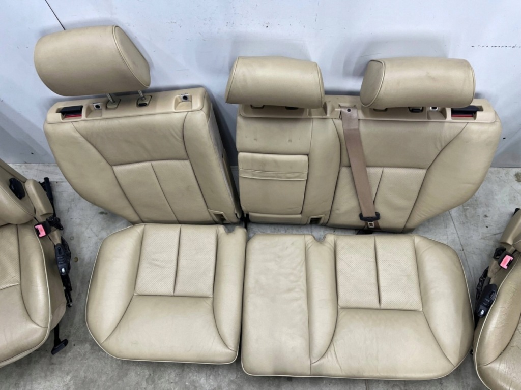 Сиденья mercedes w210 kombi 95-02r. заднее сиденье задняя обшивки дверь комплект кожа Цена