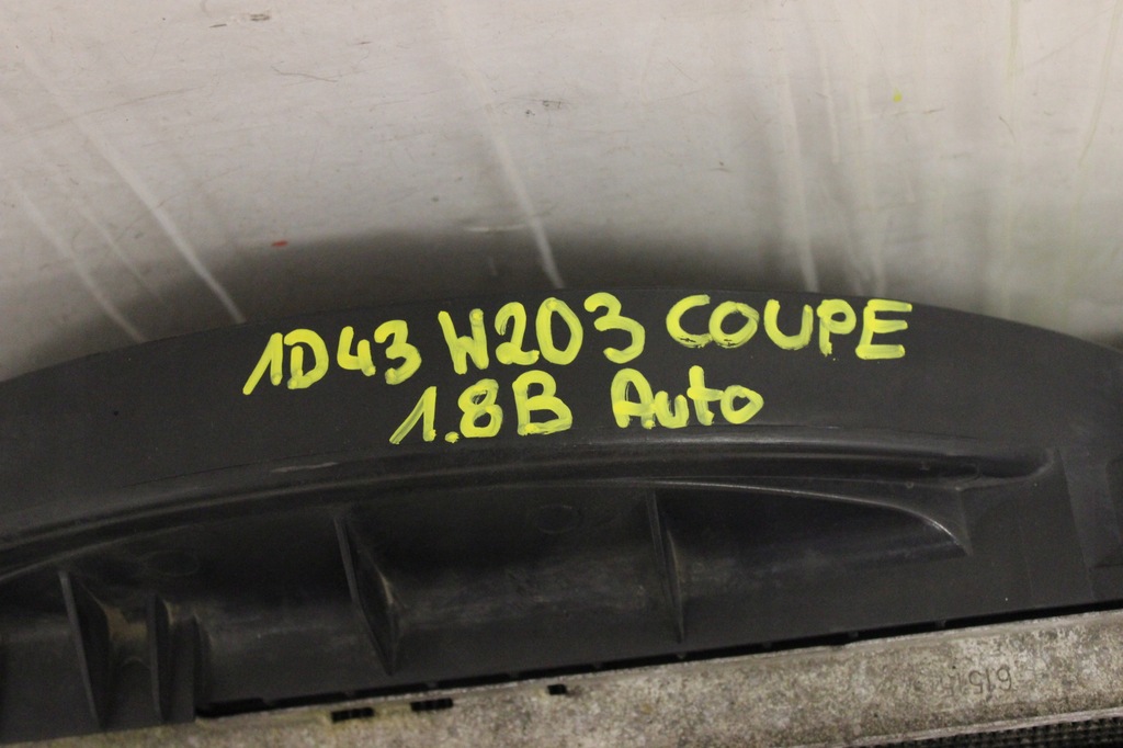 фото №13, Радиатор + вентилятор mercedes c w203 1.8 b t