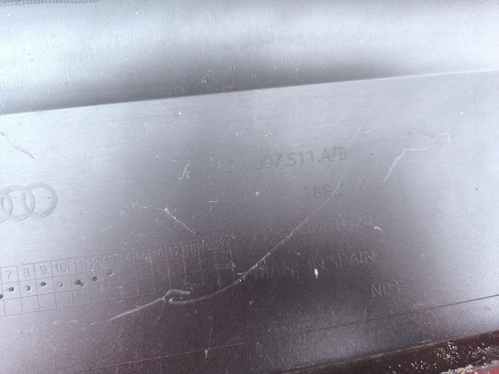 фото №7, Audi a1 ii 82a бампер задняя задний спойлер 82a807511a