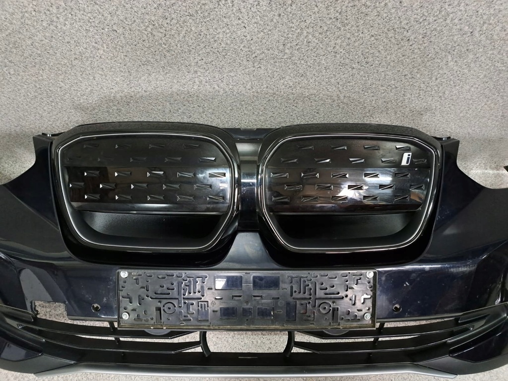 фото №6, Bmw ix3 g08 бампер перед передній решітка радіатора black