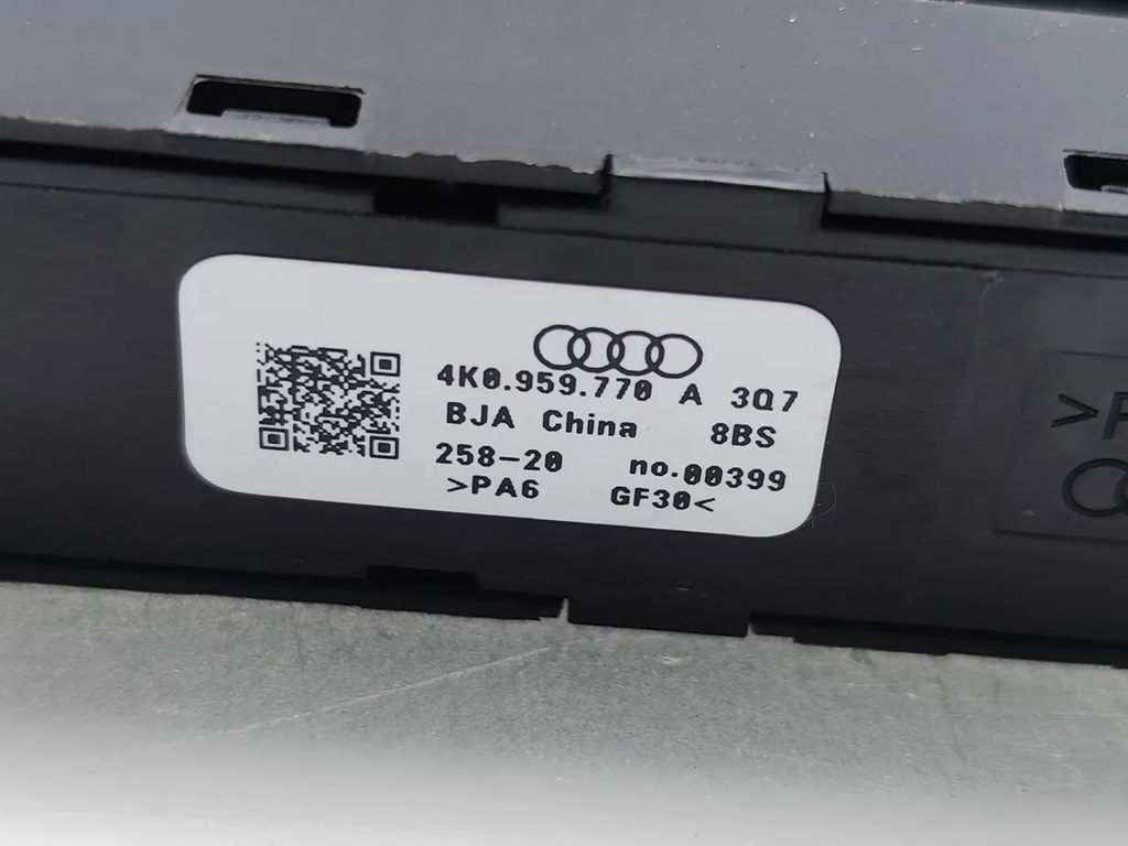 фото №7, Audi a6 кнопки пам'яті сидіння 2021 estate 4/5dr 4k0959770a rs6 quattro