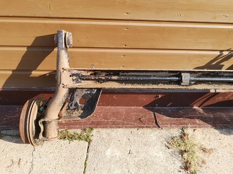 фото №7, Oś балка задняя тормозные барабаны renault clio ii