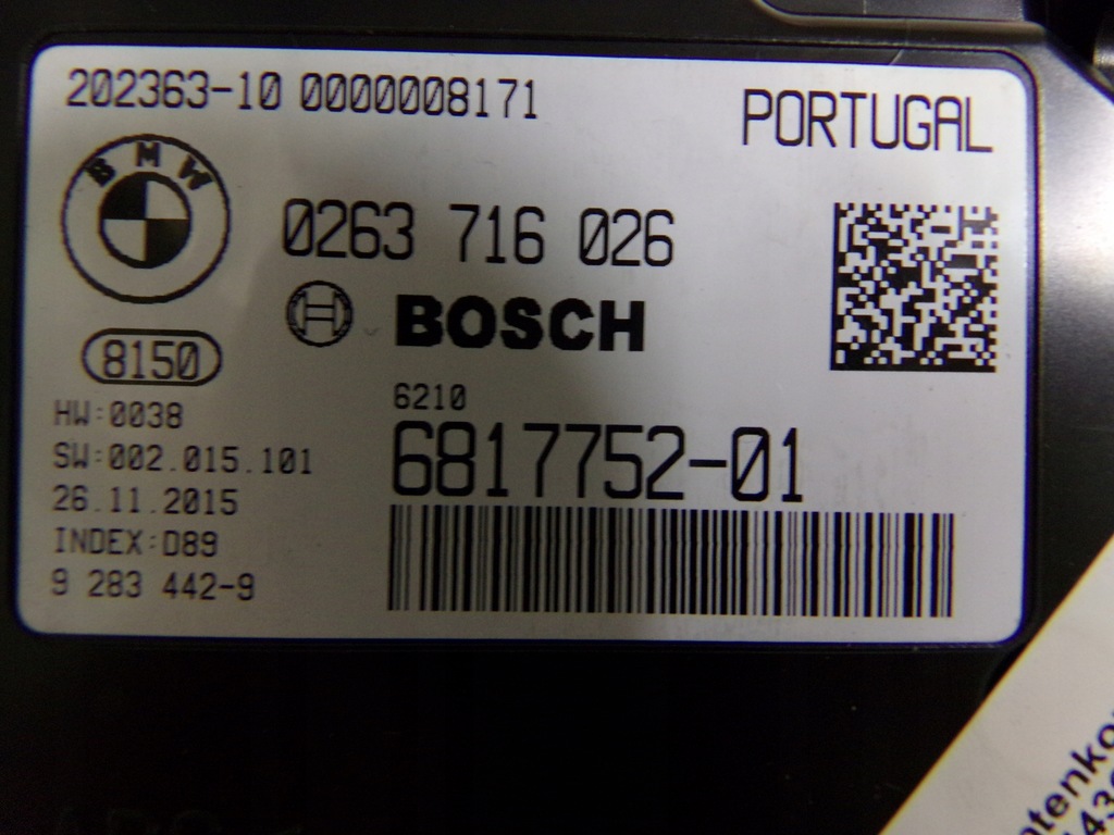 фото №6, Bmw i8 прилади лічильник led pod проекційний дисплей 6817752 6844239