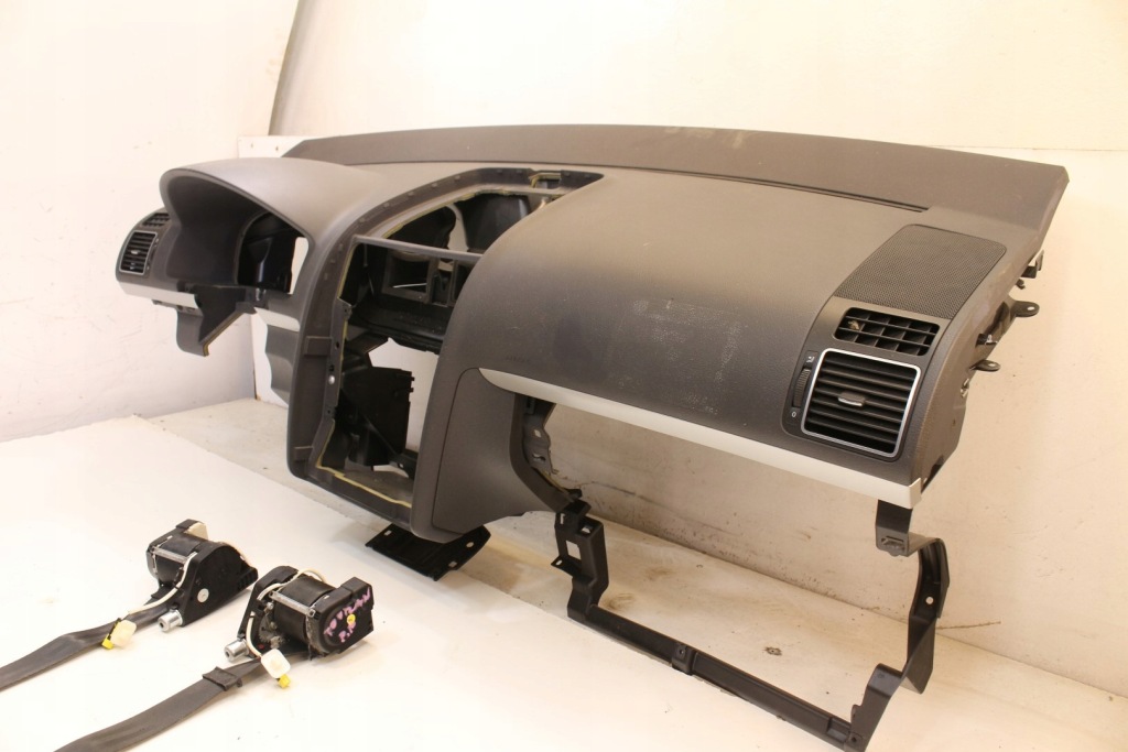 фото №11, Панель приладів панель  подушки безпеки ремені оригінал vw touran ii 10-15r.