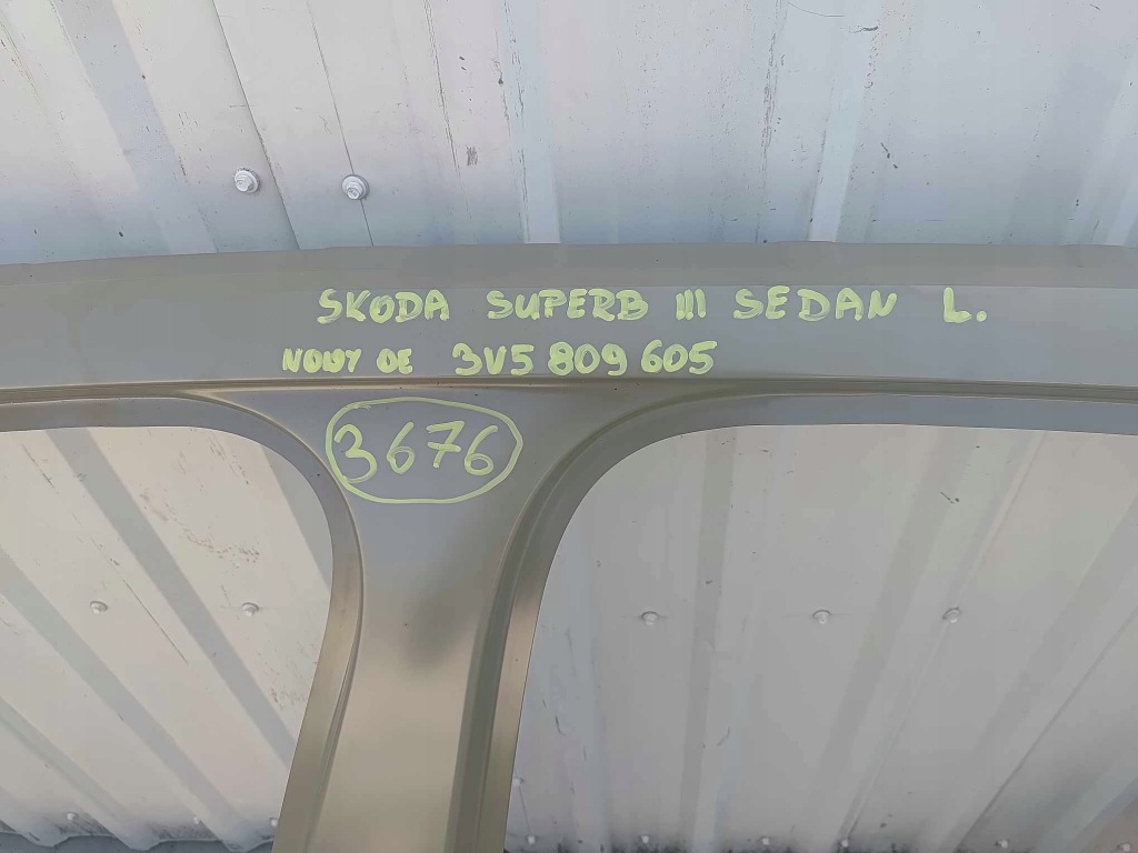 Skoda superb 3 седан 3v5 порог стойка  a b c крыло  левый задний новый оригинальный номер 3676 Доставка