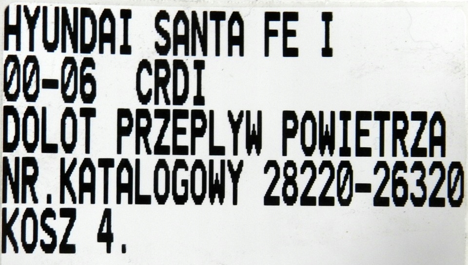 фото №6, Защита туннель воздухозаборник воздуха santa fe 28220-26320