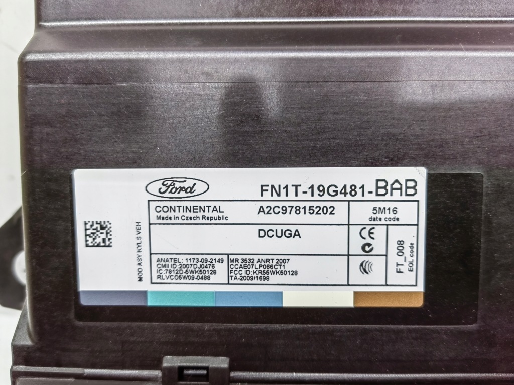 фото №2, Ford ecosport модуль блок управления