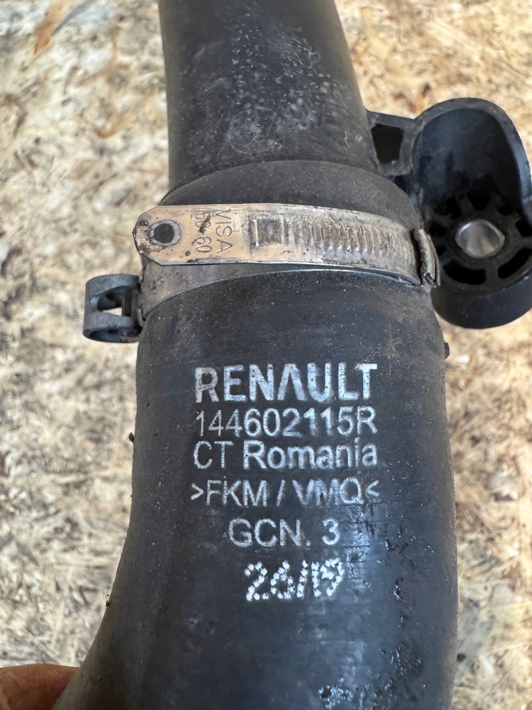 фото №3, Шланг труба інтеркулер renault megane iv 1.3 tce 144602115r