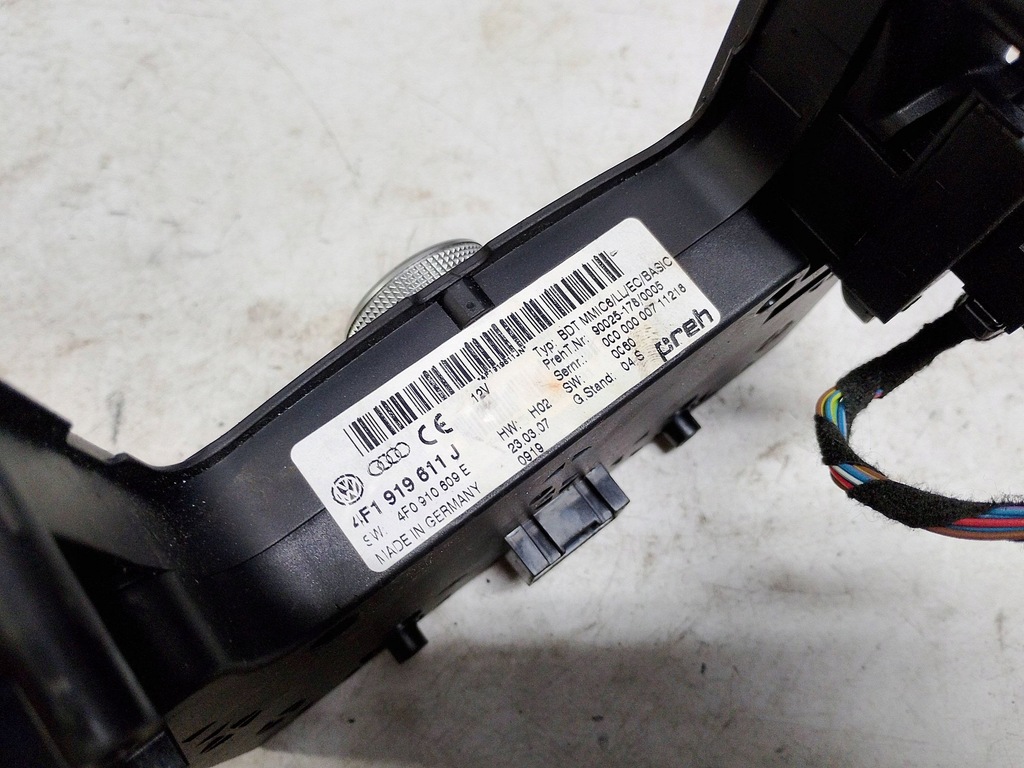 фото №7, Audi панель перемикач керування mmi 4f1919611j europa