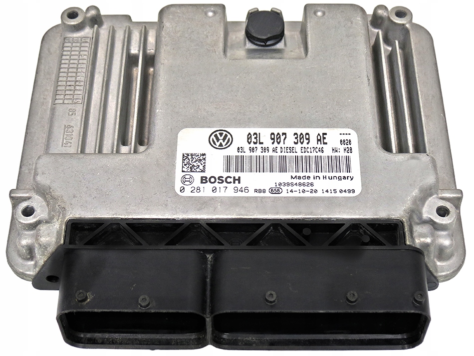 фото №1, Бортовий комп'ютер ecu passat 2.0 tdi 03l907309ae 0281017946