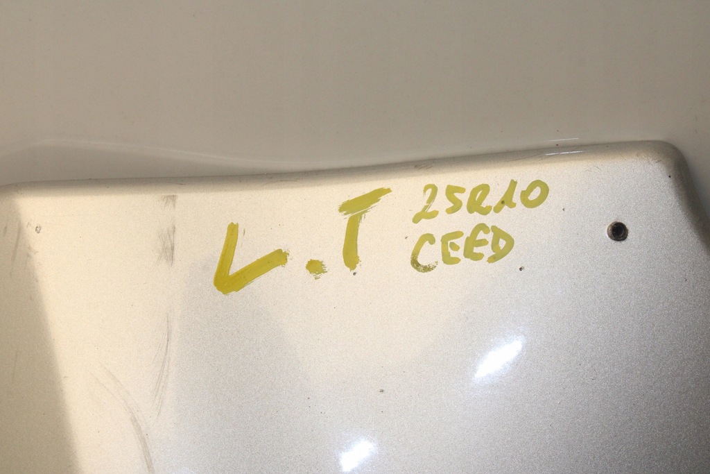 фото №11, Kia ceed i hb 5d накладка спойлер диффузор бампера левый задняя 86675-1h600