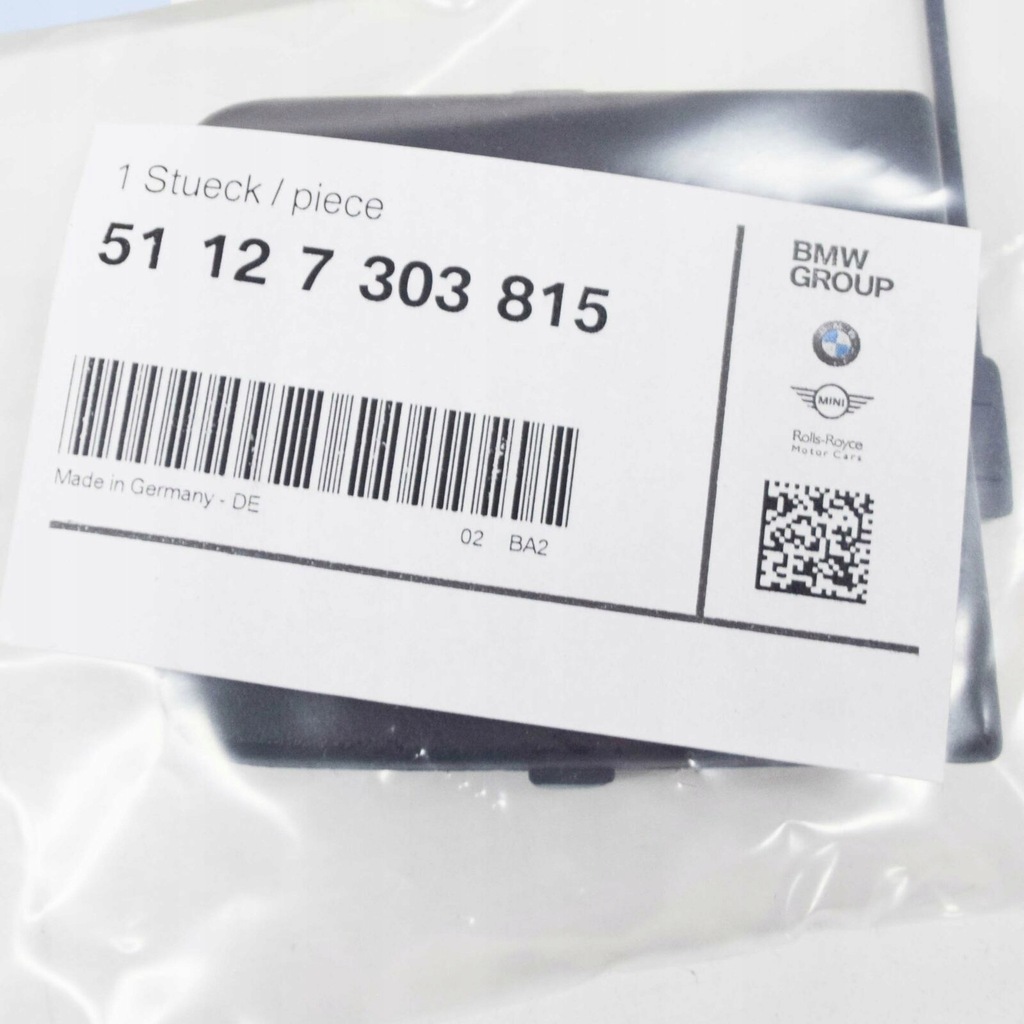 фото №9, Bmw x1 e84 trailer tow cap cover 51127303815 7303815