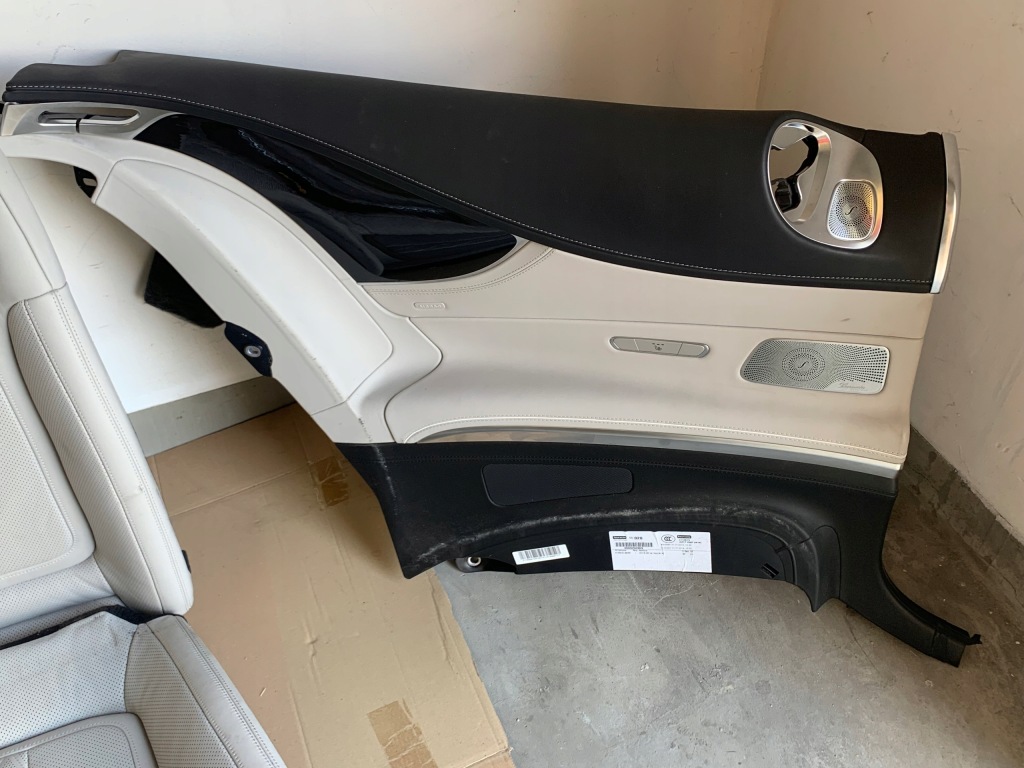 фото №9, Mercedes s w217 coupe сиденья заднее сиденье обшивки салон комплект кожа