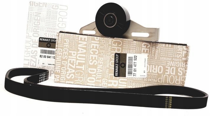 фото №1, Оригинальный номер renault натяжитель+ ремень dacia sandero 1.4 1.6