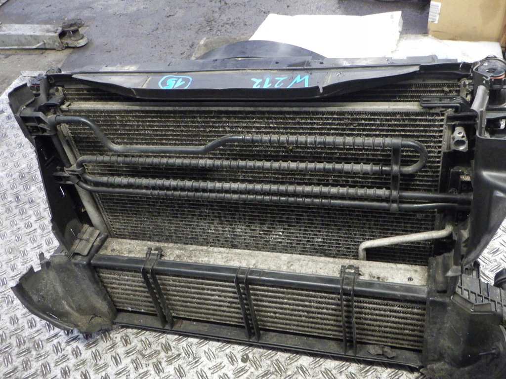 фото №5, Набор радиатор wody mercedes w212 2.2cdi