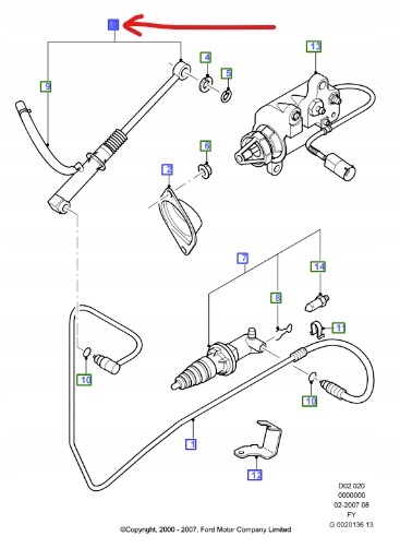 Купить Насос сцепления ford transit mk5 anglik 2002-2006