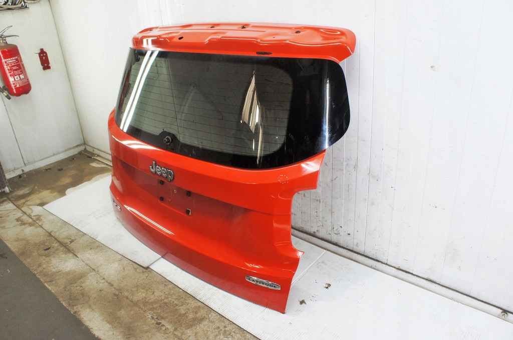 фото №5, Rz159 jeep renegade ^ крышка багажника багажника omaha red 562 стекло 16r