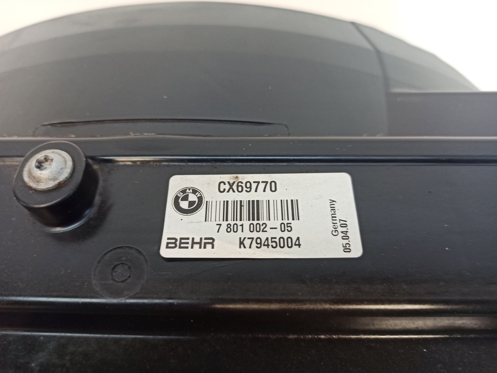 фото №10, E60 вентилятор радіатор комплектна 7801002 2.0d