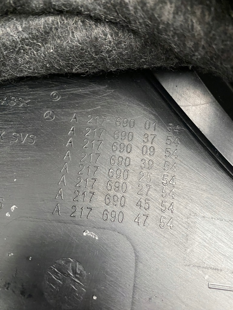 фото №5, Mercedes w217 обшивка задняя a2176900154