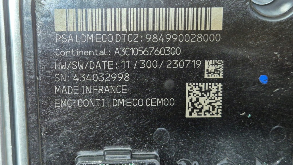 фото №14, Преобразователь модуль лампы led astra l citroen ds4 peugeot оригинальный номер 984990028000