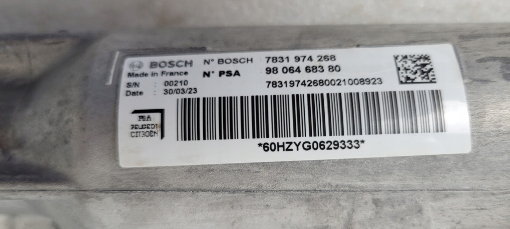 фото №5, Трансмиссия рулевая рулевая рейка система citroen jumpy expert toyota proace