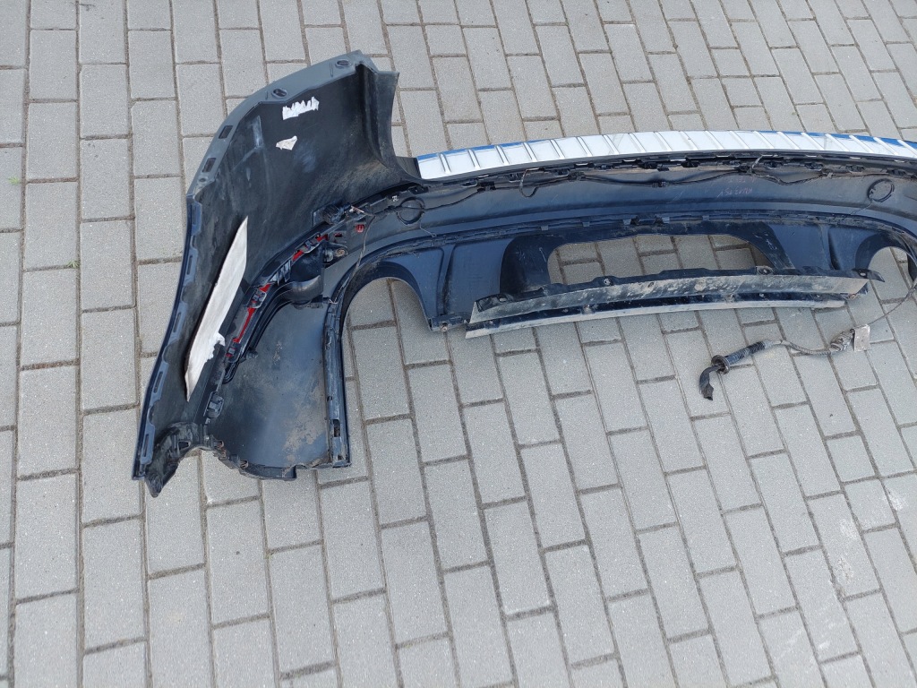 Бампер задний задняя  pdc комплектный  vw touareg 2 2 7p r-line lc9x с Разборки