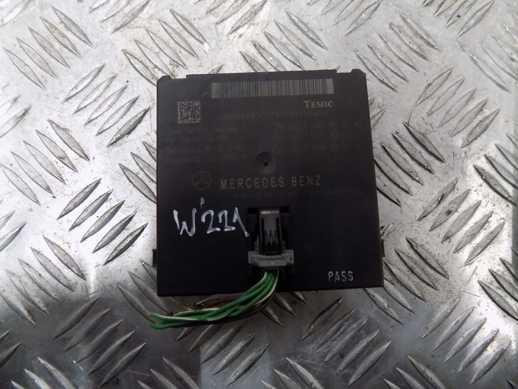 фото №1, Mercedes w221 модуль блок управления geteway