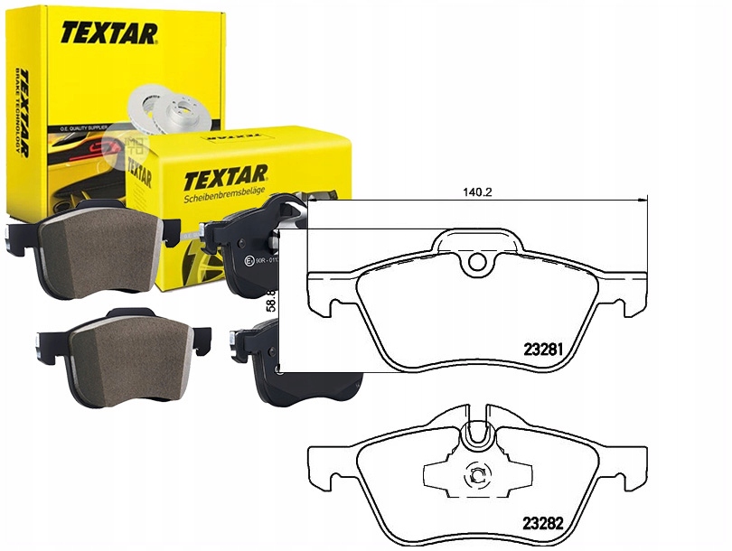 фото №1, Tex2328181 гальмівні колодки гальмівні перед mini r50 r53
