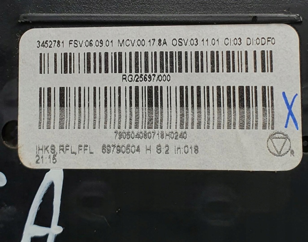 фото №8, Панель регулювання обдув mini cooper r56 69790504 3452781 europa