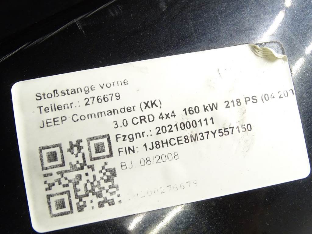 фото №11, Jeep commander xk i 05- бампер перед передній