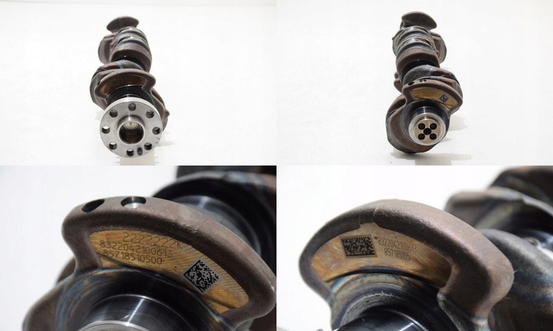 фото №10, Bmw g20 g30 g11 g01 g05 g06 b57 dół двигателя блок поршни wał коленчатый b57d30a