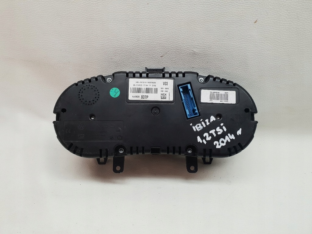 фото №6, Seat ibiza 6j 12-17 счетчик приборы 6j0920807p
