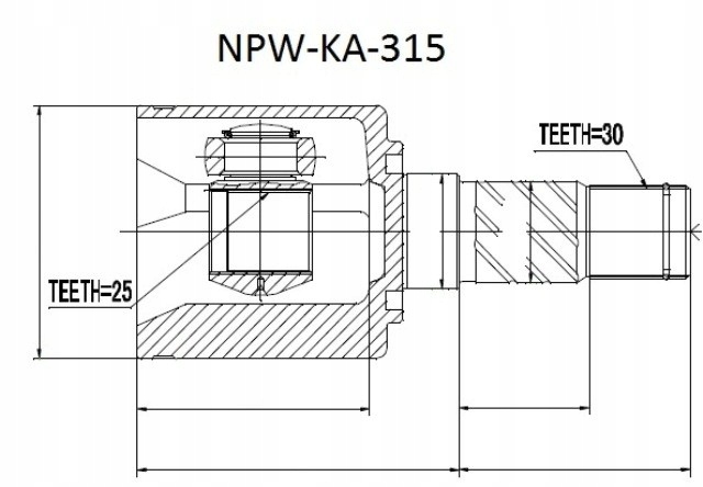 фото №2, Nty npw-ka-315 набор шарнир, wał приводной