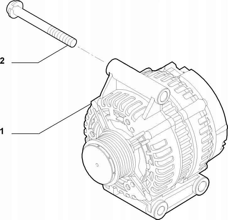 фото №1, Болт генератора fiat ducato 06-14